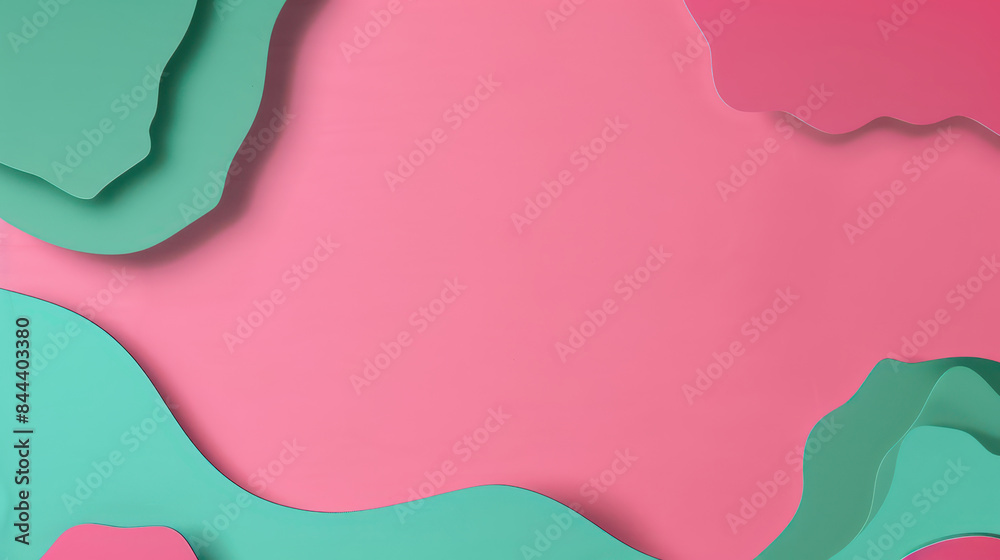 Abstract wavy design with vibrant pink and teal colours and jagged edges. Suitable for modern presentations and digital backgrounds. Abstract wavy design with vibrant pink and teal colours and jagged edges. Suitable for modern presentations and digital backgrounds.