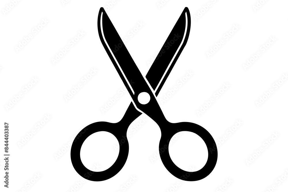 scissors icon silhouette vector illustration scissors icon silhouette vector illustration