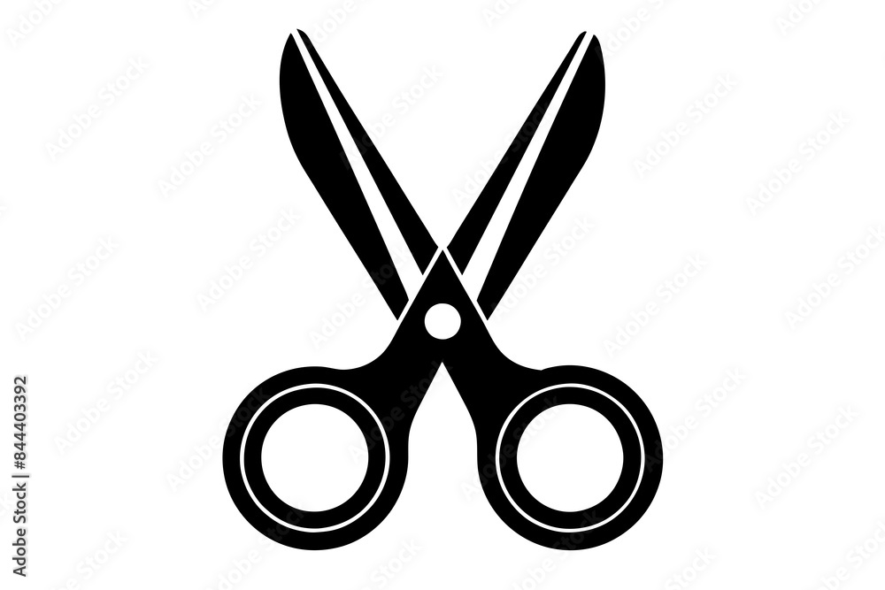 scissors icon silhouette vector illustration scissors icon silhouette vector illustration