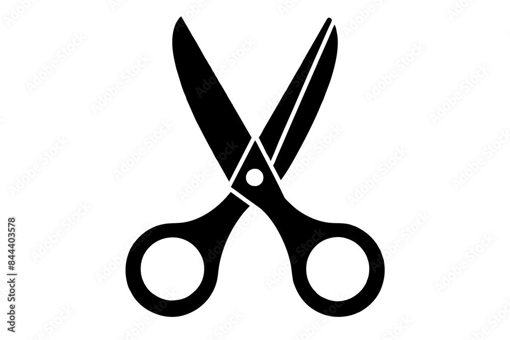scissors icon silhouette vector illustration scissors icon silhouette vector illustration