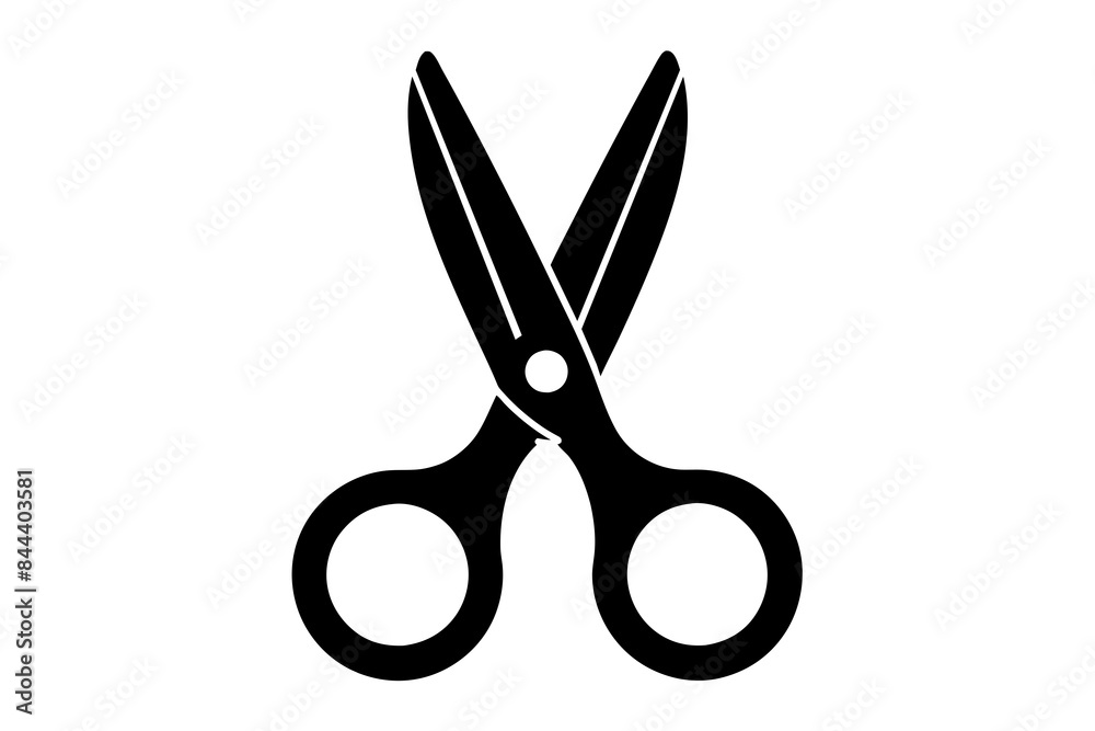 scissors icon silhouette vector illustration scissors icon silhouette vector illustration