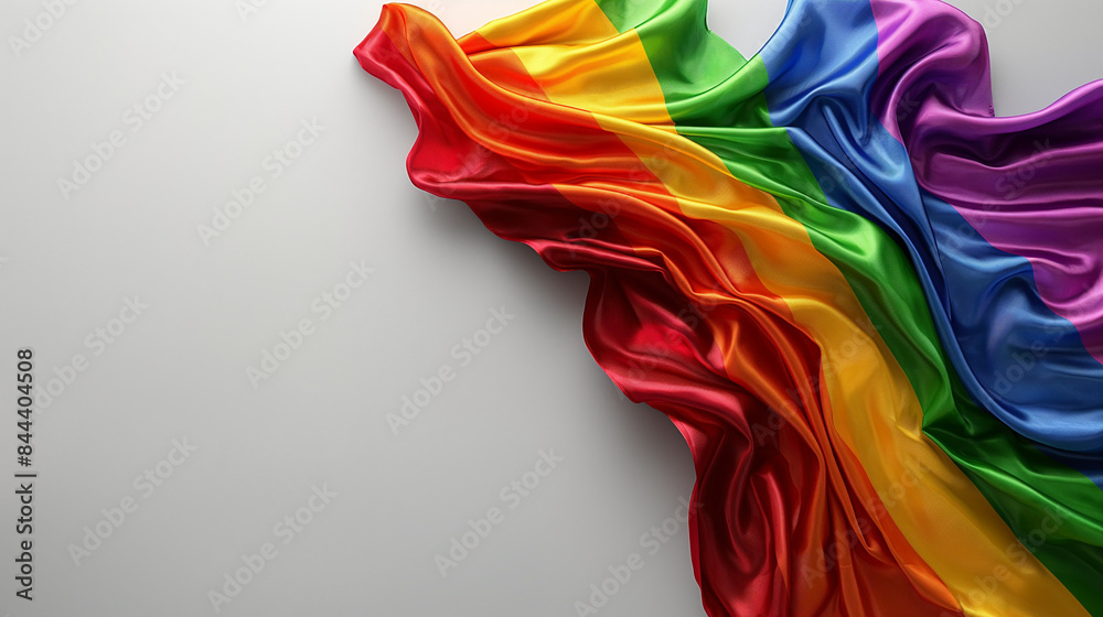 Gay pride month concept. Patterned as the rainbow flag isolated on ...