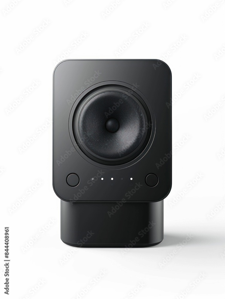 Modern Speakers Isolated on White Background. Generative ai Modern Speakers Isolated on White Background. Generative ai