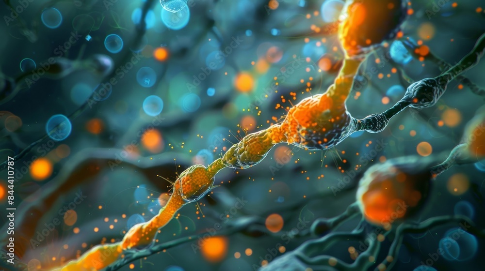 A highresolution image of microRNA precursor molecules inside the nucleus of a cell A highresolution image of microRNA precursor molecules inside the nucleus of a cell