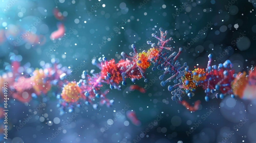 A zoomedin view of a single cell undergoing RNA interference with small RNAs interacting with the enzyme Dicer to form the RNAinduced silencing complex A zoomedin view of a single cell undergoing RNA interference with small RNAs interacting with the enzyme Dicer to form the RNAinduced silencing complex