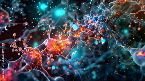 A threedimensional reconstruction of a cell with the ubiquitinproteasome system depicted as a network of pathways actively working to keep protein levels in check photo