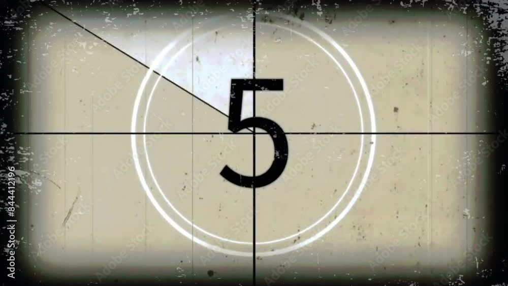video counting down from ten to zero with a classic grunge theme