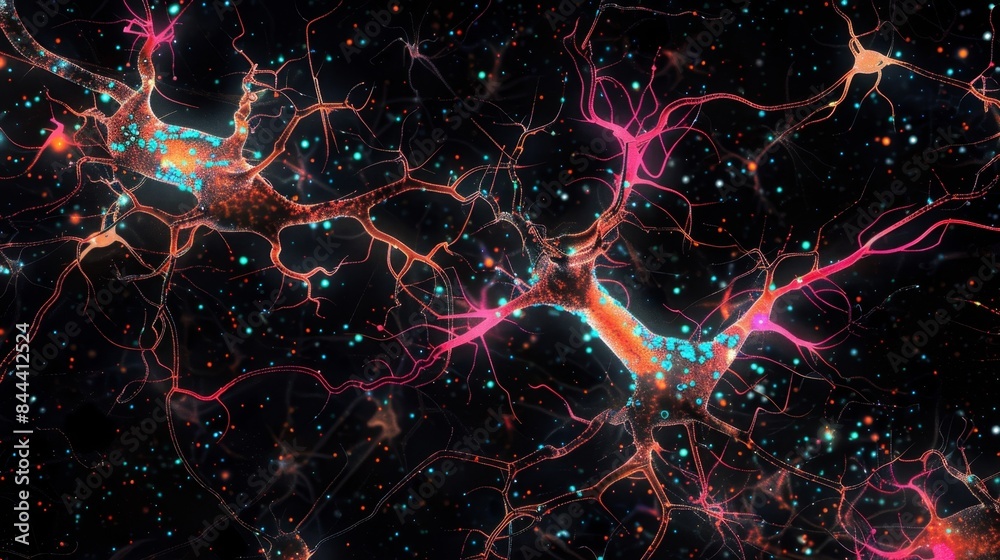 Schematic representation of the intricate organization of dendritic spines highlighting their essential role in neuronal signaling and plasticity Schematic representation of the intricate organization of dendritic spines highlighting their essential role in neuronal signaling and plasticity