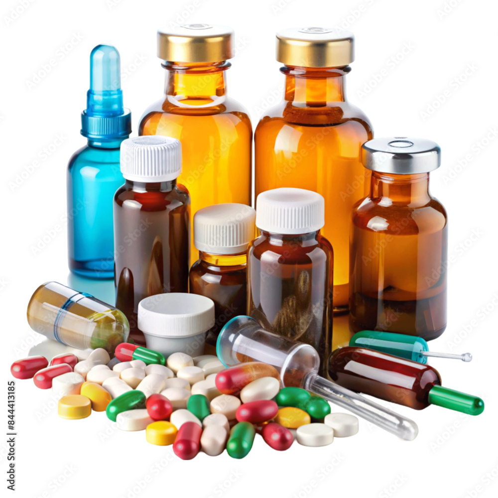 Dosis de medicinas isolated on Transparent background. Dosis de medicinas isolated on Transparent background.