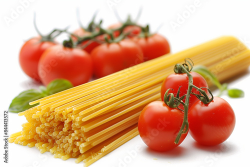 spaghetti and tomatoes