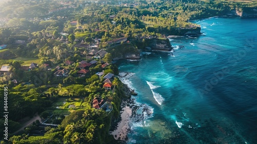 Aerial view of coastline of Bali © Ammar