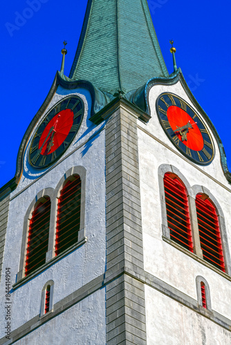 Die Reformierte Kirche in Gais im Schweizer Kanton Appenzell Ausserrhoden photo