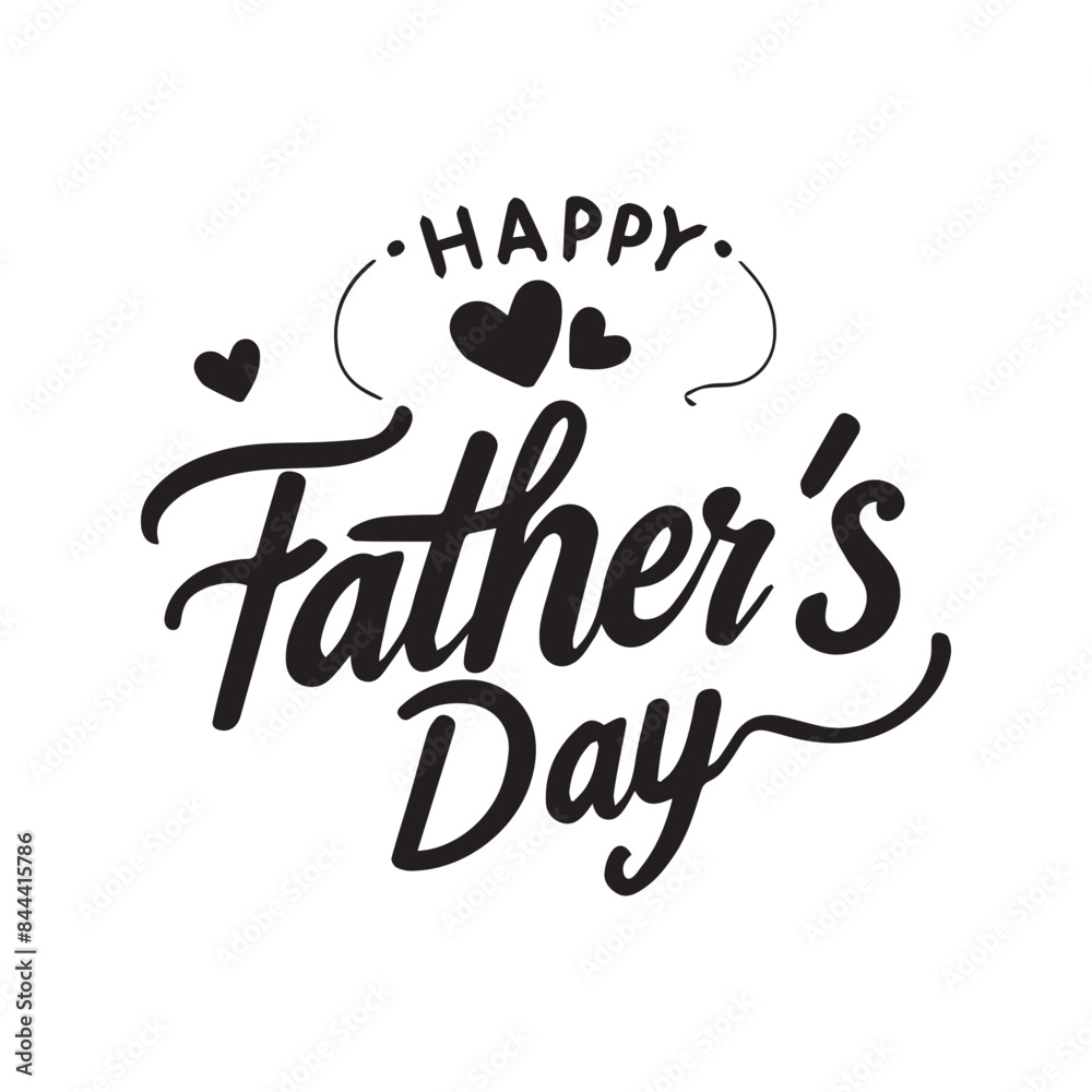 Happy Father’s Day Calligraphy design vector , Jun 16 Father’s Day Happy Father’s Day Calligraphy design vector , Jun 16 Father’s Day