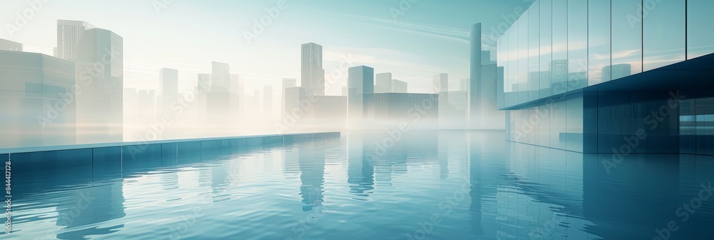Minimalist Illustration of a Smart City Skyline, Urban Landscape on a Light Background, Ideal for Corporate and Business graphic, banner design, brochure, pattern design, web, background templa Minimalist Illustration of a Smart City Skyline, Urban Landscape on a Light Background, Ideal for Corporate and Business graphic, banner design, brochure, pattern design, web, background templa