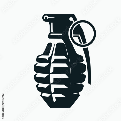 hand grenade vector illustration isolated