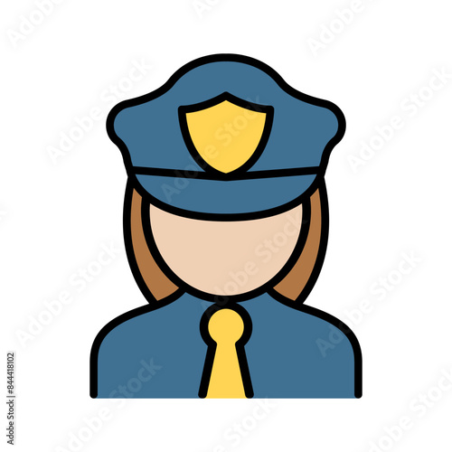 Policewoman icon