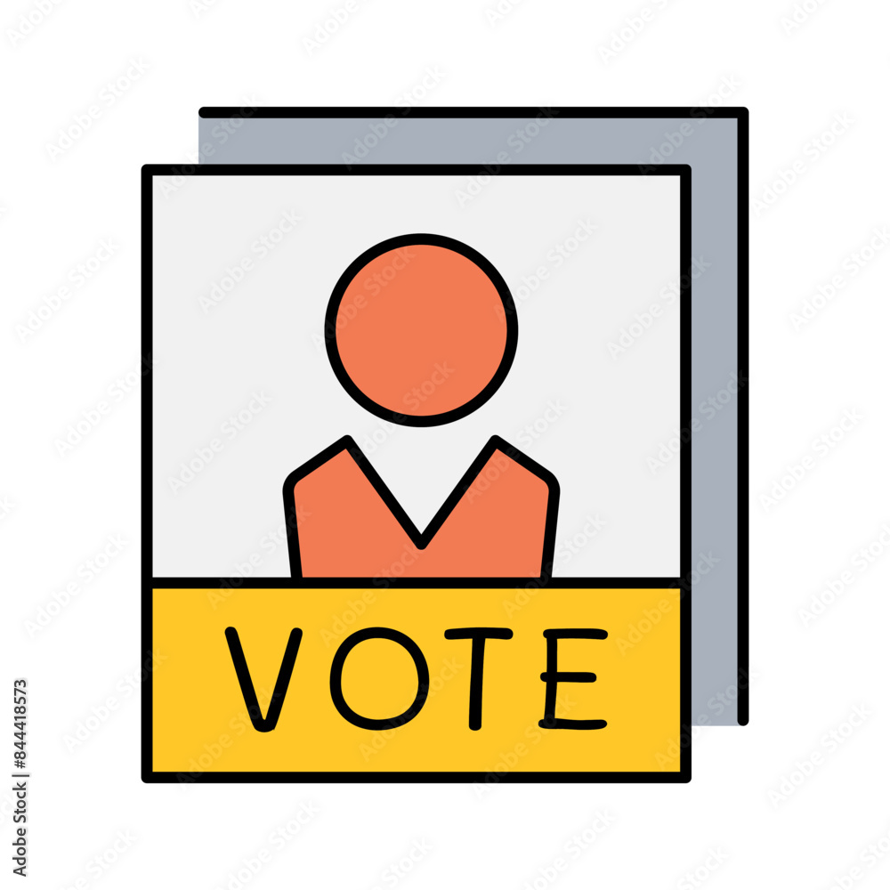 election poster icon election poster icon