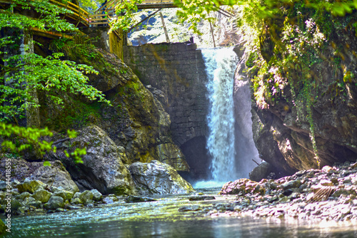 Die Rappenlochschlucht im Ebniter Tal in Dornbirn (Vorarlberg, Österreich) photo