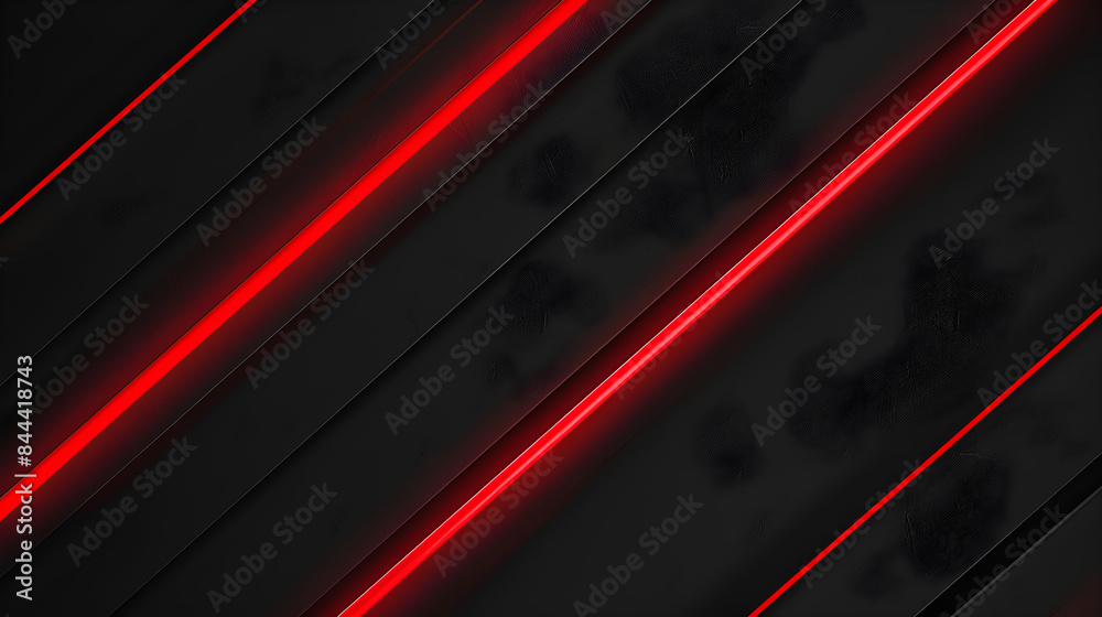 Black abstract background with red wavey lines Black abstract background with red wavey lines