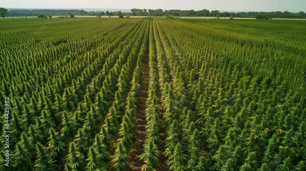 Hemp Field Ready for Harvest Hemp Field Ready for Harvest