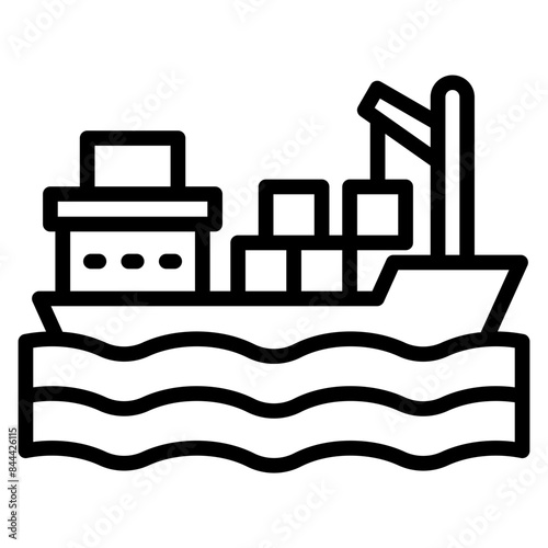 Cargo Ship Icon