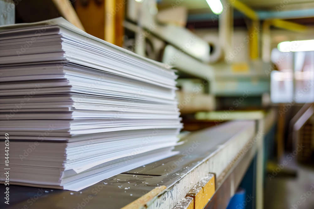 A stack of paper A stack of paper