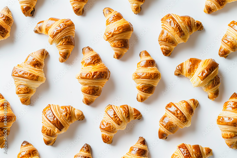 Freshly baked croissants Freshly baked croissants