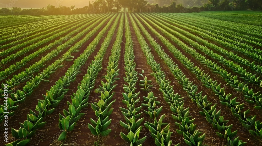 Tobacco Field Ready for Harvest Tobacco Field Ready for Harvest
