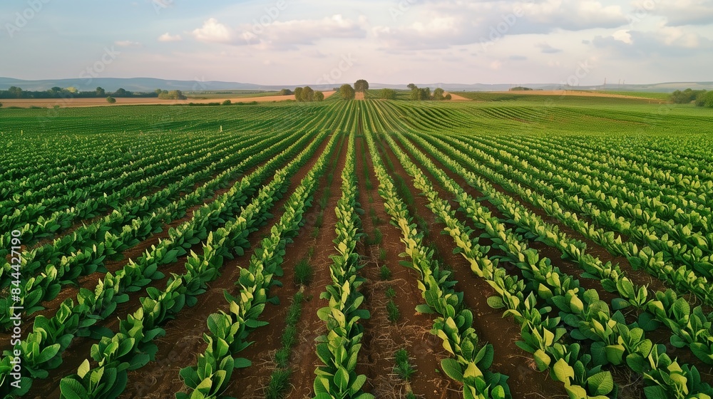 Tobacco Field Ready for Harvest Tobacco Field Ready for Harvest