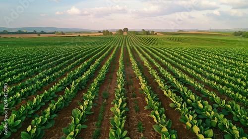 Tobacco Field Ready for Harvest photo