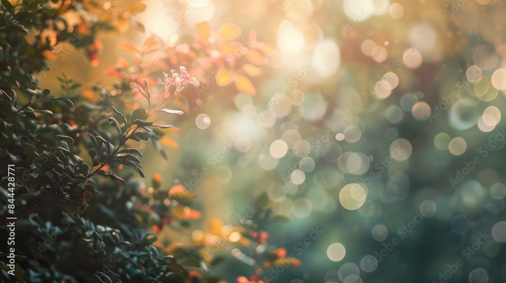 Blurred artistic canvas backdrop with a clear line of bokeh Blurred artistic canvas backdrop with a clear line of bokeh
