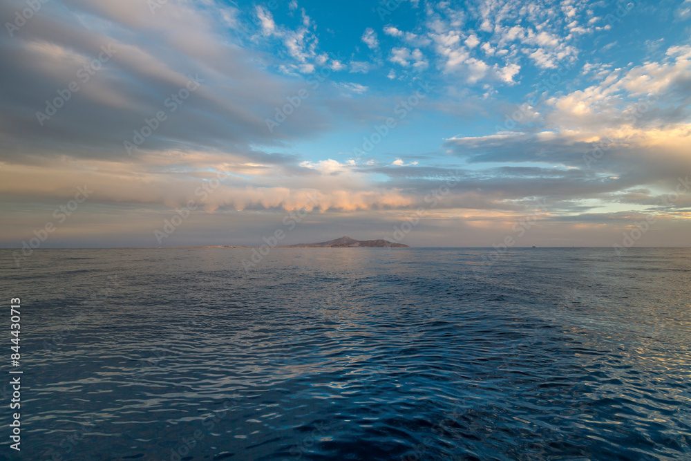 Obraz premium View of the coast of the Red Sea at Sharm El Sheikh resort