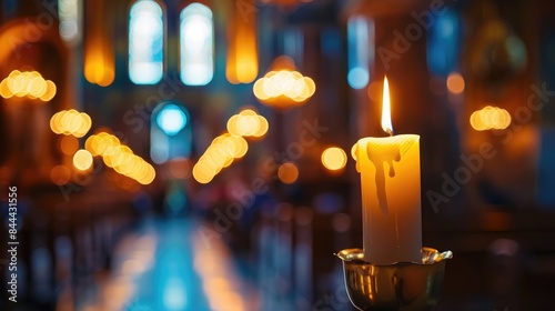 Candlelighting in a place of worship