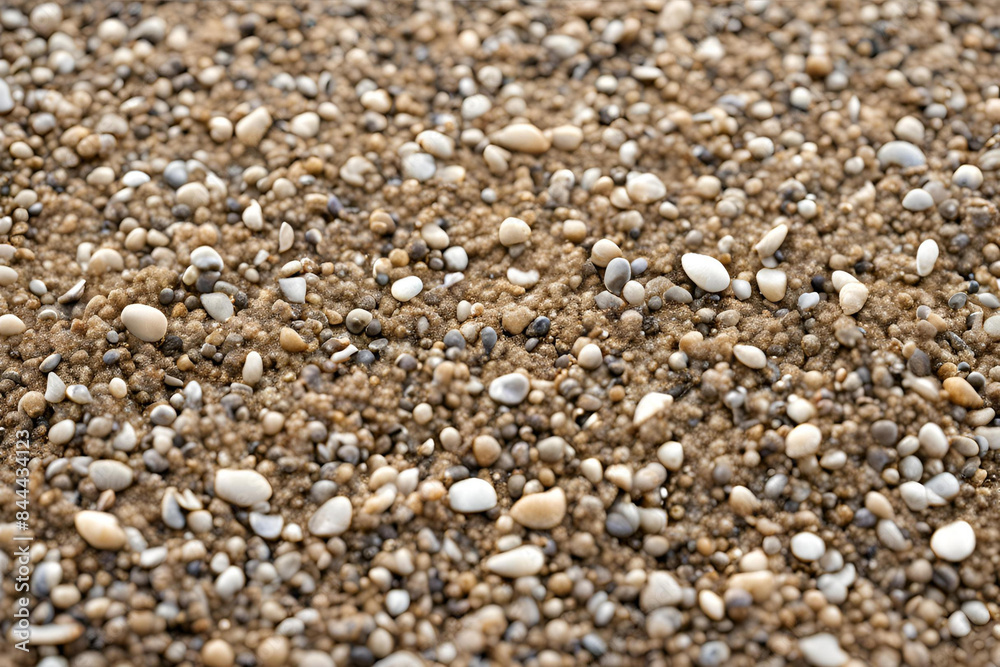 Beach pebbles close-up, sandy shore texture, mixed small stones, natural seaside background, coastal pebble surface, tranquil beach detail Beach pebbles close-up, sandy shore texture, mixed small stones, natural seaside background, coastal pebble surface, tranquil beach detail