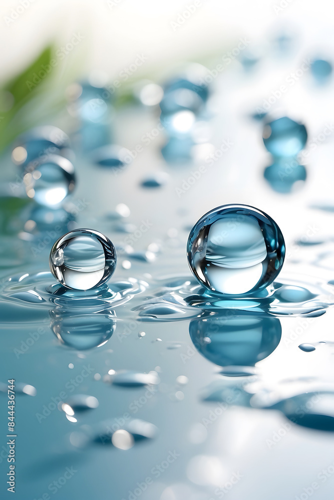 Water drops abstract art Water drops abstract art