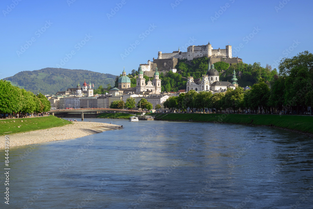 Salzburg, Austria. Beautiful view of the city. Salzburg, Austria. Beautiful view of the city.