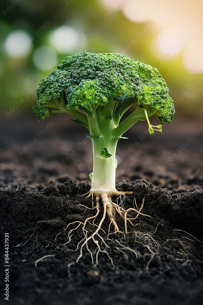 custom made wallpaper toronto digitalCabbage growing in the land cross-section plant