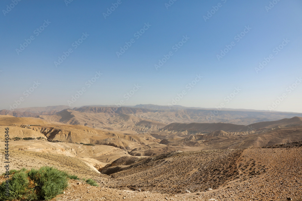 beautiful landscape during access to wadi Ghuweir in dana, Jordan beautiful landscape during access to wadi Ghuweir in dana, Jordan