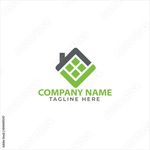 Home Residence Vector Logo Template. 
