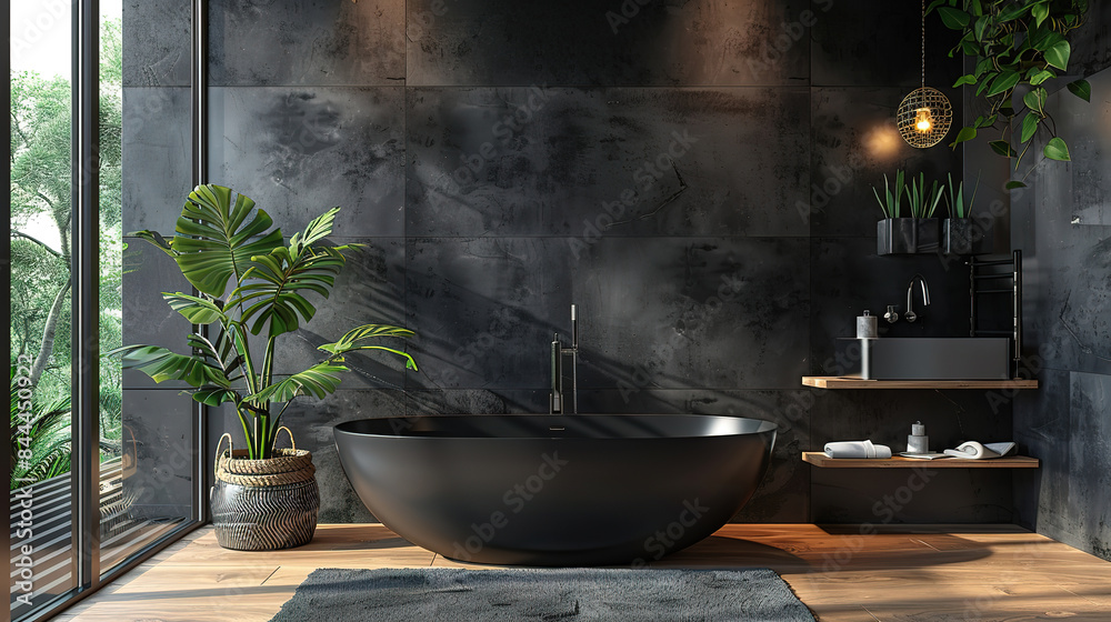 Superb Bathroom interior design and modern shower modern bathroom with dark cabinets Superb Bathroom interior design and modern shower modern bathroom with dark cabinets