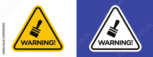 Fresh Paint Warning Sign Ensure Safety with Wet Paint Alerts