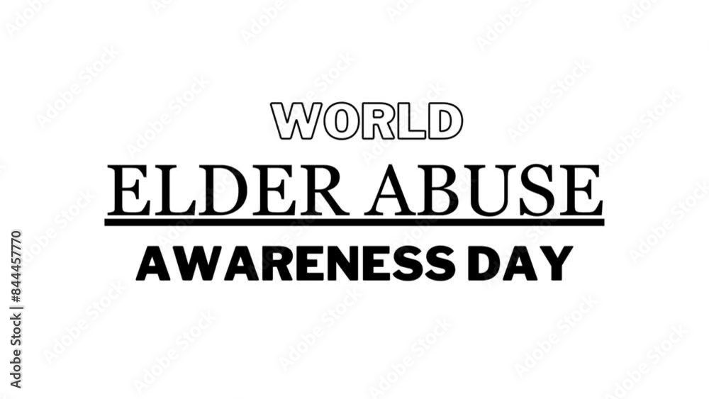 World Elder Abuse Awareness Day - 15 June