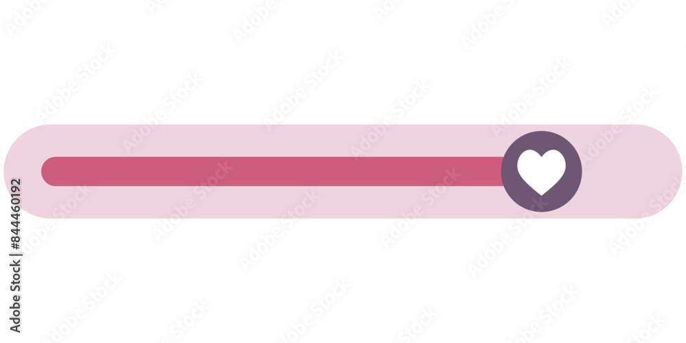 Progress status bar flat icon isolated on white background. Progress status bar flat icon isolated on white background.