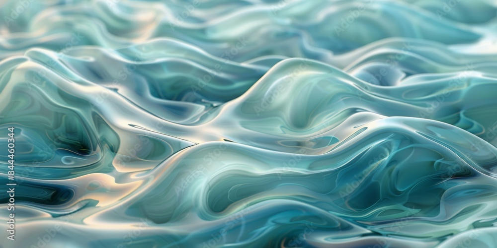 Abstract crystal glass is semi transparent. Water ripple. Bo Guang. Light blue and light green. Light and bright colors. Abstract crystal glass is semi transparent. Water ripple. Bo Guang. Light blue and light green. Light and bright colors.