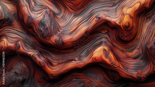 Abstract fiery texture combining intense red and black swirls, evoking motion and energy. Ideal for backgrounds or artistic designs.