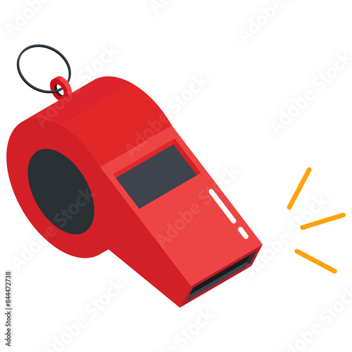 Isometric Whistle Icon