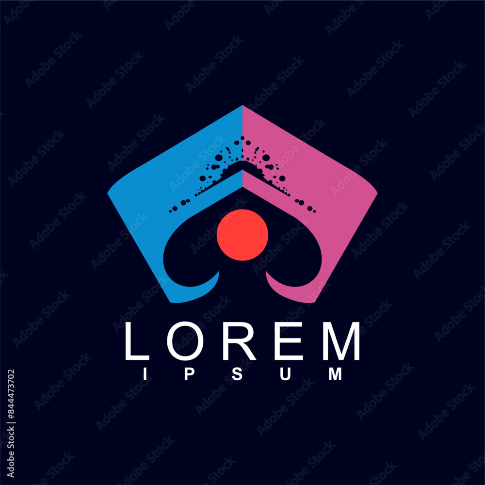 abstract logo design. unique and characterful, geometric abstract logo, modern and cute logo concept abstract logo design. unique and characterful, geometric abstract logo, modern and cute logo concept