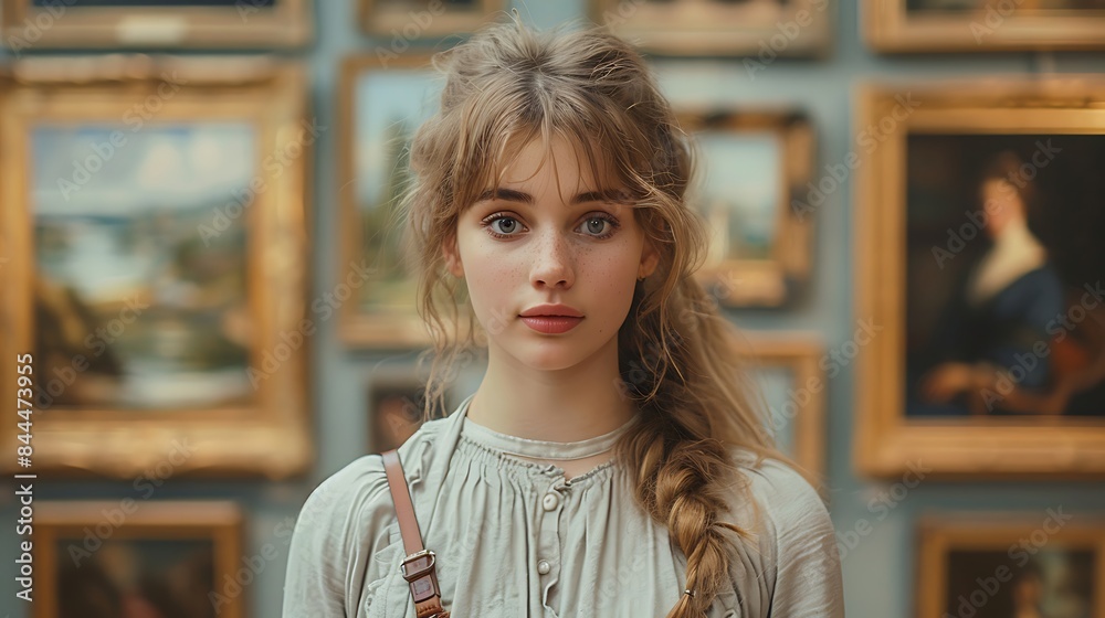 custom made wallpaper toronto digitalportrait of a woman