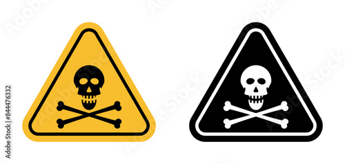Toxic Substance Warning Sign Promote Safety in Hazardous Material Areas
