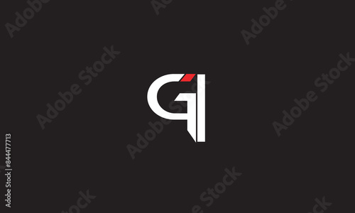 GI, IG , G ,I, Abstract Letters Logo Monogram